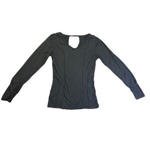 Athletic Running Base‎ Layer Long Sleeve Shirt Women's Small Gray Pink